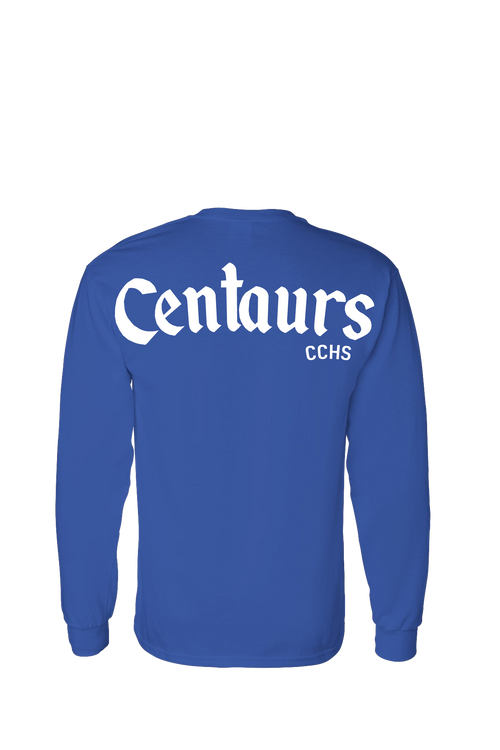 Long Sleeve Blue T-Shirt - Centaurs